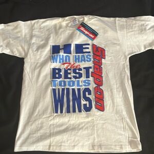 Jerzees Vintage Snap On tools shirt sz XL single stitched dead stock